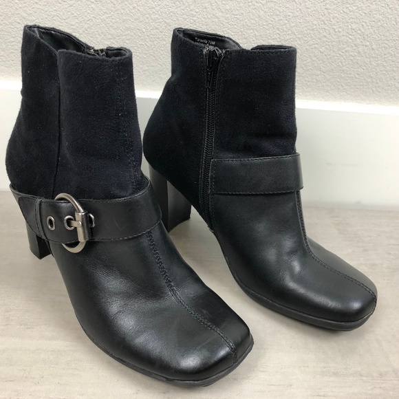 Bare Traps Talania Leather Ankle Booties Size 7.5M - Picture 1 of 8